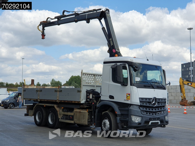 Mercedes-Benz Arocs 2636 Arocs 6X4 8m3 Forez Bennes Tipper HIAB 144 B-2 Hiduo Crane Steelsuspension Automatic Euro 6 - Billenőplatós teherautó, Darus autó: 3 kép. Mercedes-Benz Arocs 2636 Arocs 6X4 8m3 Forez Bennes Tipper HIAB 144 B-2 Hiduo Crane Steelsuspension Automatic Euro 6 - Billenőplatós teherautó, Darus autó: 3 kép.