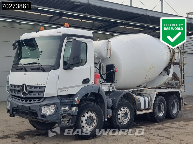 Mercedes-Benz Arocs 3240 8X4 9m3 Steelsuspension Automatic Alcoa's Euro 6 - Betonmixer: 1 kép. Mercedes-Benz Arocs 3240 8X4 9m3 Steelsuspension Automatic Alcoa's Euro 6 - Betonmixer: 1 kép.