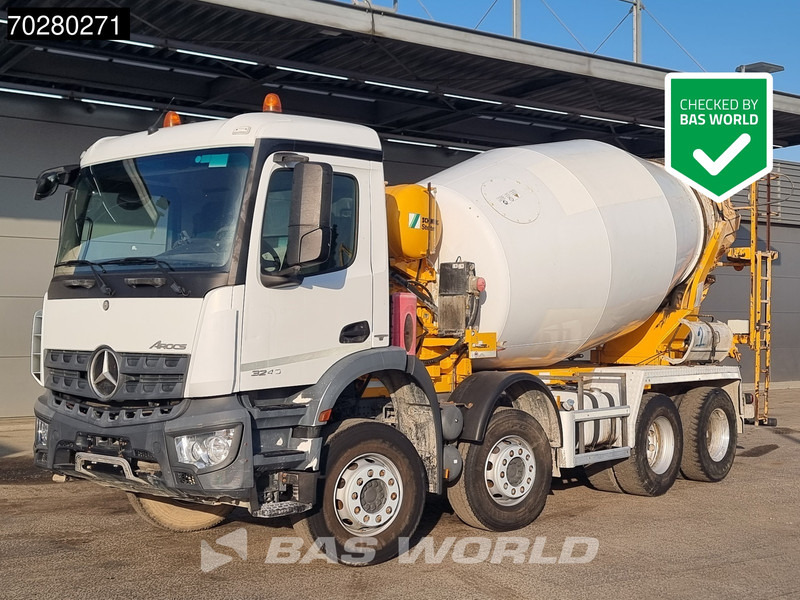 Betonmixer Mercedes-Benz Arocs 3240 8X4 9m3 Stetter Mixer Automatic steel suspension Euro 6: 1 kép.