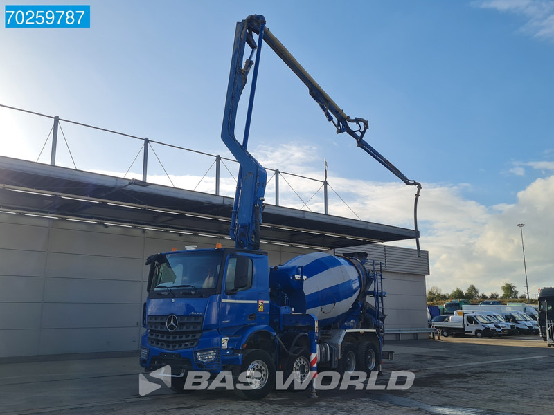 Mercedes-Benz Arocs 3251 8X4 PUMI Putzmeister TMM 24 + Liebherr 7m3 Mixer Retarder Euro 6 - Betonpumpa: 2 kép. Mercedes-Benz Arocs 3251 8X4 PUMI Putzmeister TMM 24 + Liebherr 7m3 Mixer Retarder Euro 6 - Betonpumpa: 2 kép.