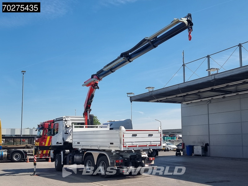 Mercedes-Benz Arocs 3348 6X4 Fassi F255A2.24 Kran Crane 9m3 3-Sided Tipper Big-Axle Euro 6 - Billenőplatós teherautó, Darus autó: 2 kép. Mercedes-Benz Arocs 3348 6X4 Fassi F255A2.24 Kran Crane 9m3 3-Sided Tipper Big-Axle Euro 6 - Billenőplatós teherautó, Darus autó: 2 kép.
