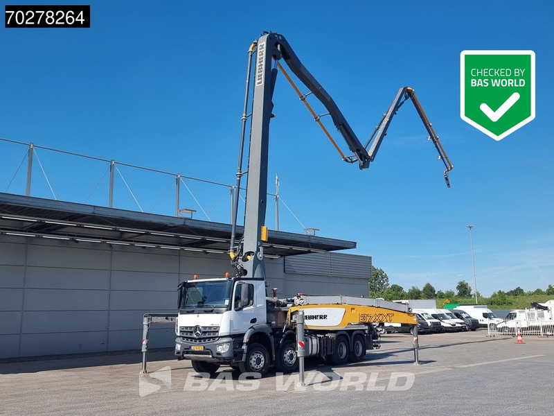 Mercedes-Benz Arocs 3540 8X4 NL-Truck Big-Axle Liebherr Pumpe 37m Euro 6 - Betonpumpa: 1 kép. Mercedes-Benz Arocs 3540 8X4 NL-Truck Big-Axle Liebherr Pumpe 37m Euro 6 - Betonpumpa: 1 kép.