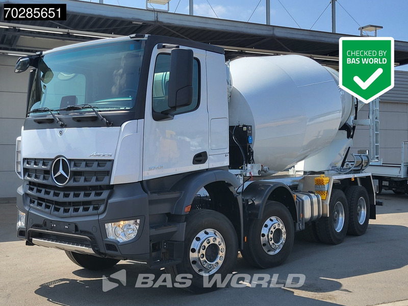 Mercedes-Benz Arocs 3743 8X4 NEW! 10m3 Mixer Big-Axle Steelsuspension Automatic Euro 6 - Betonmixer: 1 kép. Mercedes-Benz Arocs 3743 8X4 NEW! 10m3 Mixer Big-Axle Steelsuspension Automatic Euro 6 - Betonmixer: 1 kép.