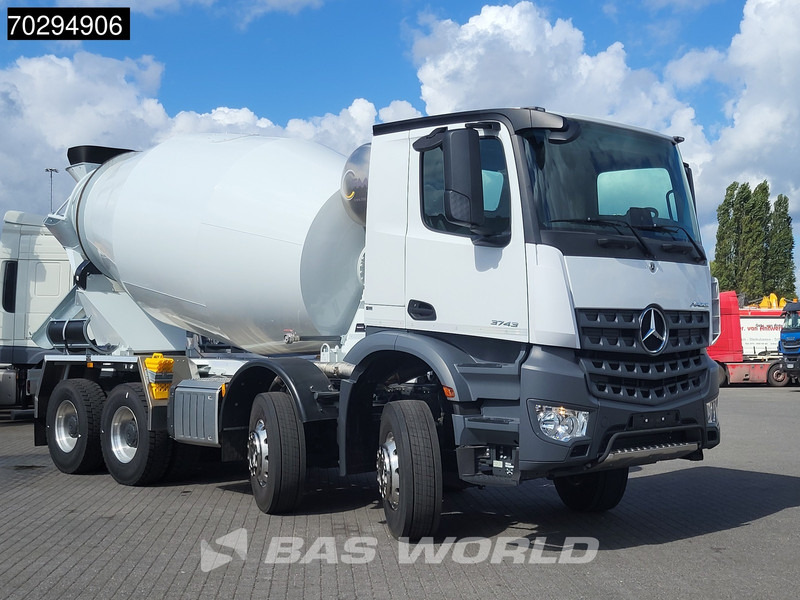 Mercedes-Benz Arocs 3743 8X4 New! 10m3 FML BSH 103 Mixer Steelsuspension Big-Axle Automatic Euro 6 - Betonmixer: 3 kép. Mercedes-Benz Arocs 3743 8X4 New! 10m3 FML BSH 103 Mixer Steelsuspension Big-Axle Automatic Euro 6 - Betonmixer: 3 kép.