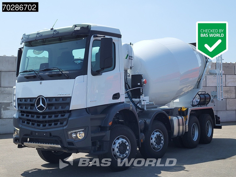 Mercedes-Benz Arocs 4145 8X4 NEW! 10m3 Schwing Stetter Mixer Manual Big-Axle Steel suspension Euro 3 - Betonmixer: 1 kép. Mercedes-Benz Arocs 4145 8X4 NEW! 10m3 Schwing Stetter Mixer Manual Big-Axle Steel suspension Euro 3 - Betonmixer: 1 kép.