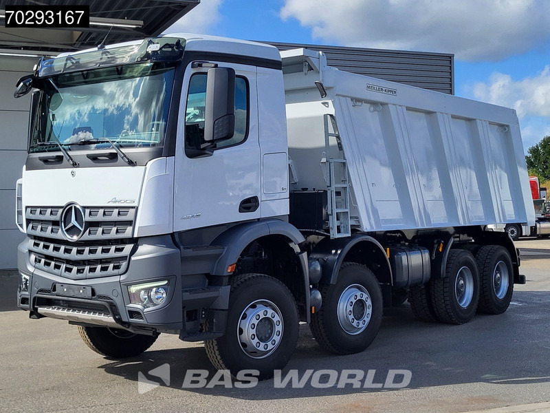 Mercedes-Benz Arocs 4145 8X4 New! 22m3 Meiller Kipper Big-Axle Steelsuspension Manual Euro 3 - Billenőplatós teherautó: 5 kép. Mercedes-Benz Arocs 4145 8X4 New! 22m3 Meiller Kipper Big-Axle Steelsuspension Manual Euro 3 - Billenőplatós teherautó: 5 kép.