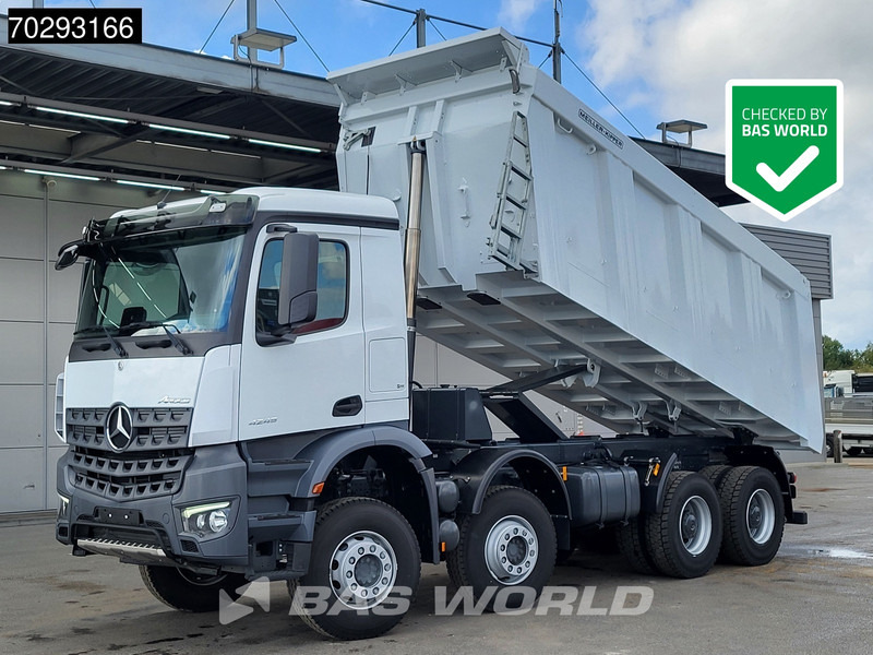 Mercedes-Benz Arocs 4245 8X4 New! 22m3 Meiller Kipper Big-Axle Steelsuspension Manual Euro 3 - Billenőplatós teherautó: 1 kép. Mercedes-Benz Arocs 4245 8X4 New! 22m3 Meiller Kipper Big-Axle Steelsuspension Manual Euro 3 - Billenőplatós teherautó: 1 kép.
