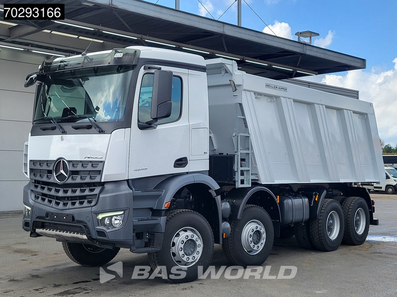 Mercedes-Benz Arocs 4245 8X4 New! 22m3 Meiller Kipper Big-Axle Steelsuspension Manual Euro 3 - Billenőplatós teherautó: 5 kép. Mercedes-Benz Arocs 4245 8X4 New! 22m3 Meiller Kipper Big-Axle Steelsuspension Manual Euro 3 - Billenőplatós teherautó: 5 kép.