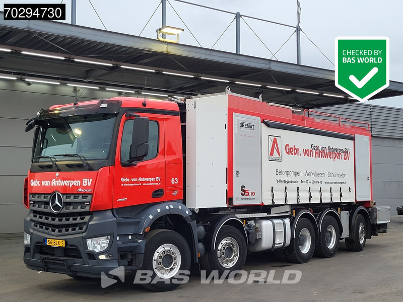 Mercedes-Benz Arocs 4951 Arocs 10X4 NL-Truck Bremat S5.10.13 XL sandmortal Lift+Steering Axle Euro 6 - Betonpumpa: 1 kép. Mercedes-Benz Arocs 4951 Arocs 10X4 NL-Truck Bremat S5.10.13 XL sandmortal Lift+Steering Axle Euro 6 - Betonpumpa: 1 kép.