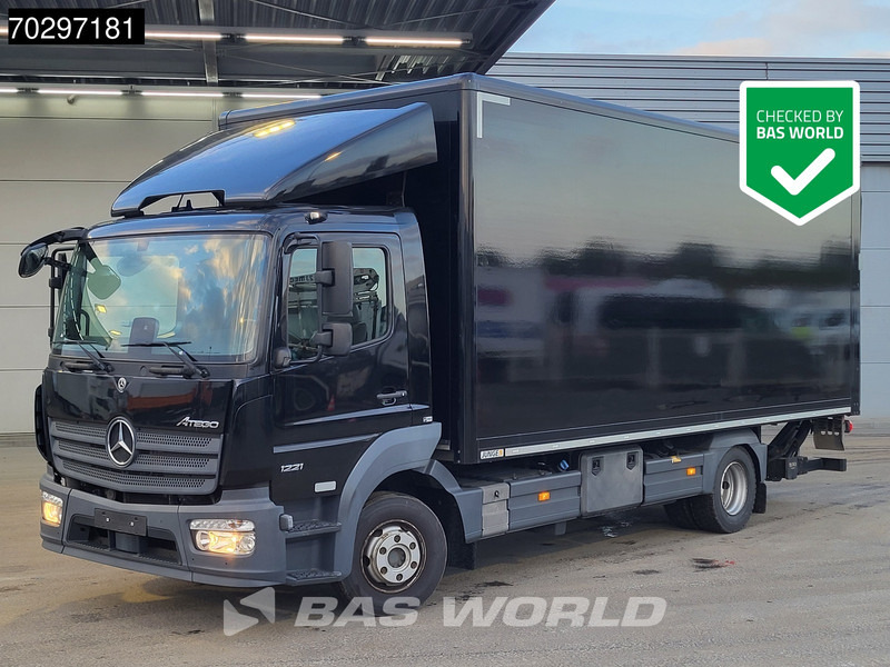 Mercedes-Benz Atego 1221 4X2 12tonner 1500kg Ladebordwand Automatic Euro 6 - Dobozos felépítményű teherautó: 1 kép. Mercedes-Benz Atego 1221 4X2 12tonner 1500kg Ladebordwand Automatic Euro 6 - Dobozos felépítményű teherautó: 1 kép.