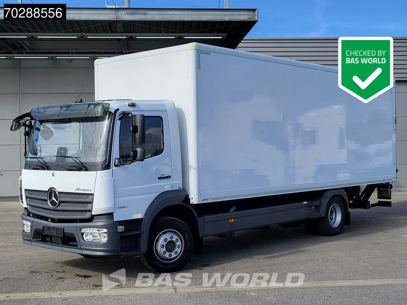 Mercedes-Benz Atego 1527 4X2 15tonner Automatic 1500kg Ladebordwand Euro 6 - Dobozos felépítményű teherautó: 1 kép. Mercedes-Benz Atego 1527 4X2 15tonner Automatic 1500kg Ladebordwand Euro 6 - Dobozos felépítményű teherautó: 1 kép.