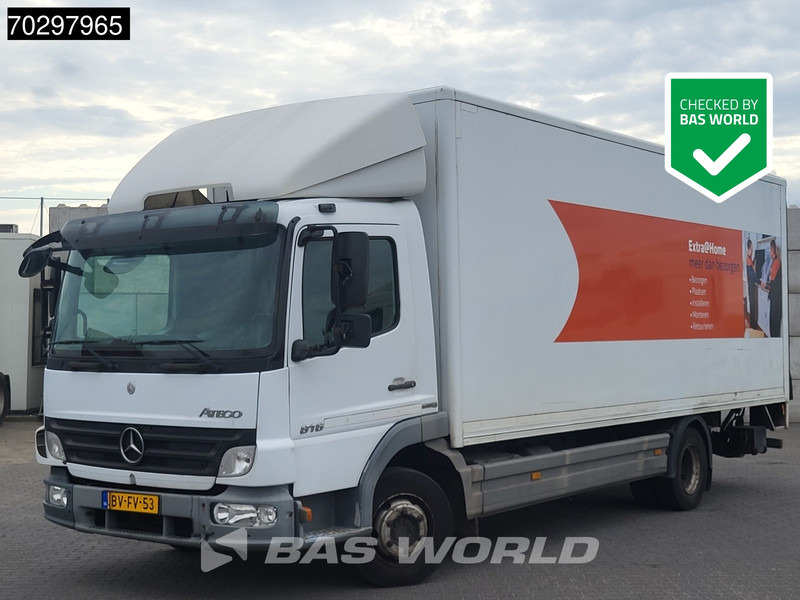 Mercedes-Benz Atego 816 4X2 8tonner Automatic Ladebordwand Euro 5 - Dobozos felépítményű teherautó: 1 kép. Mercedes-Benz Atego 816 4X2 8tonner Automatic Ladebordwand Euro 5 - Dobozos felépítményű teherautó: 1 kép.