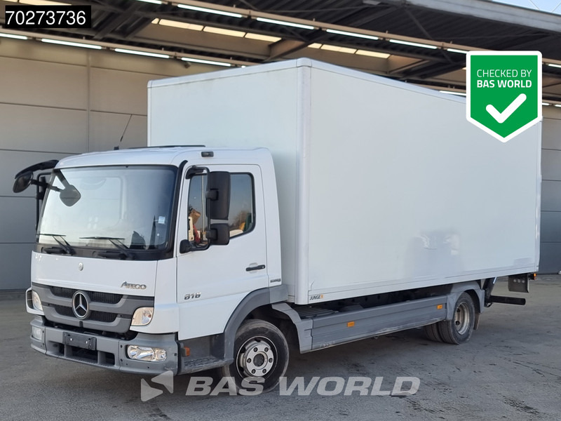 Mercedes-Benz Atego 816 4X2 8tonner Manual Ladebordwand Euro 5 - Dobozos felépítményű teherautó: 1 kép. Mercedes-Benz Atego 816 4X2 8tonner Manual Ladebordwand Euro 5 - Dobozos felépítményű teherautó: 1 kép.