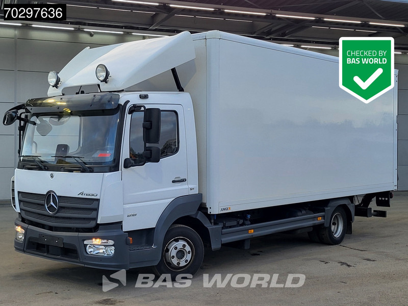 Mercedes-Benz Atego 818 4X2 1000kg Ladebordwand Automatic Euro 6 - Dobozos felépítményű teherautó: 1 kép. Mercedes-Benz Atego 818 4X2 1000kg Ladebordwand Automatic Euro 6 - Dobozos felépítményű teherautó: 1 kép.