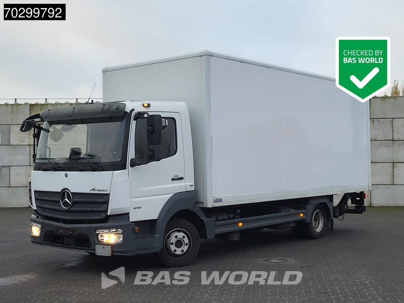 Mercedes-Benz Atego 818 4X2 8tonner Automatic 1000kg Ladebordwand Euro 6 - Dobozos felépítményű teherautó: 1 kép. Mercedes-Benz Atego 818 4X2 8tonner Automatic 1000kg Ladebordwand Euro 6 - Dobozos felépítményű teherautó: 1 kép.
