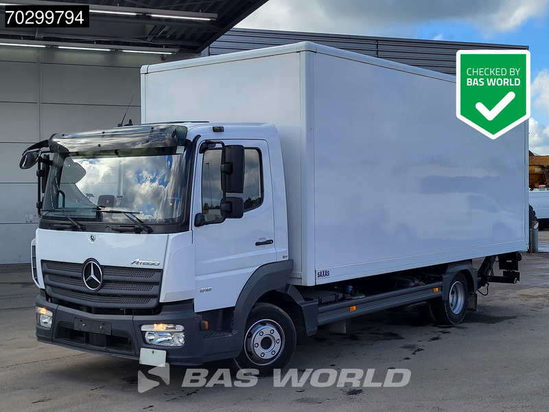 Mercedes-Benz Atego 818 4X2 8tonner Automatic Ladebordwand Airco Euro 6 - Dobozos felépítményű teherautó: 1 kép. Mercedes-Benz Atego 818 4X2 8tonner Automatic Ladebordwand Airco Euro 6 - Dobozos felépítményű teherautó: 1 kép.