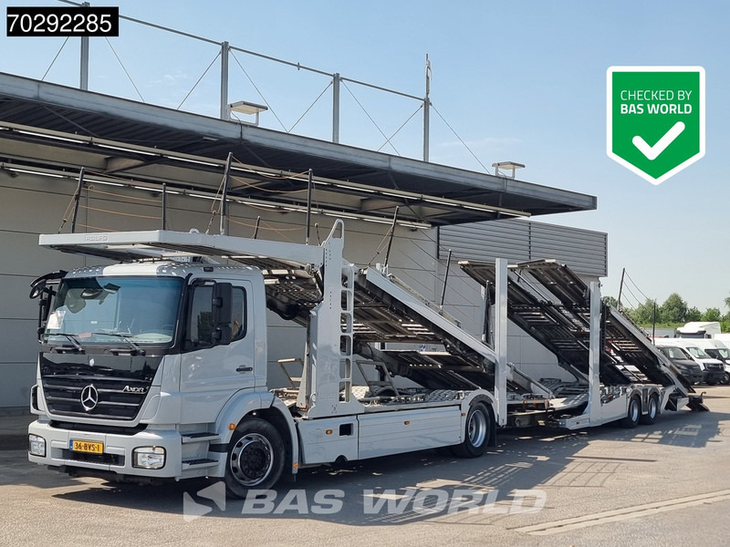 Mercedes-Benz Axor 1833 4X2 NL-Truck Rolfo car transporter Retarder 3-Pedals Euro 5 - Autószállító teherautó: 1 kép. Mercedes-Benz Axor 1833 4X2 NL-Truck Rolfo car transporter Retarder 3-Pedals Euro 5 - Autószállító teherautó: 1 kép.