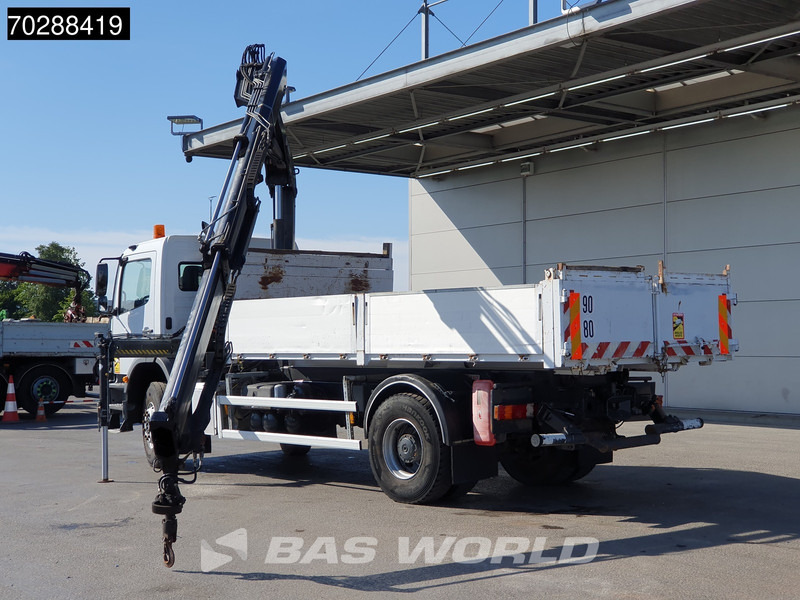 Billenőplatós teherautó, Darus autó Mercedes-Benz Axor 1833 Axor 4X2 HIAB XS B-122 HIDUO Crane Kran Manual Steelsuspension Big-Axle Euro 5: 6 kép.