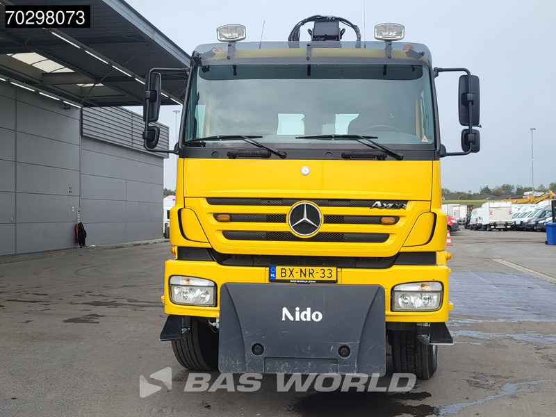 Billenőplatós teherautó, Darus autó Mercedes-Benz Axor 2124 Axor 4X4 8m3 Tipper HIAB 122 B-2 HIDUO Crane Steel suspension Automatic Big-Axle Euro 5: 19 kép.