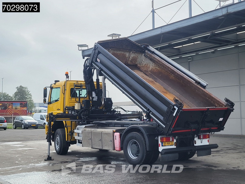 Billenőplatós teherautó, Darus autó Mercedes-Benz Axor 2124 Axor 4X4 8m3 Tipper HIAB 122 B-2 HIDUO Crane Steel suspension Automatic Big-Axle Euro 5: 14 kép.