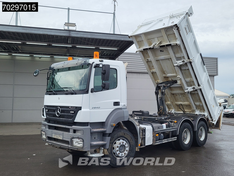 Mercedes-Benz Axor 2640 6X4 10m3 Meiller Tipper Steelsuspension Manual Euro 4 - Billenőplatós teherautó: 2 kép. Mercedes-Benz Axor 2640 6X4 10m3 Meiller Tipper Steelsuspension Manual Euro 4 - Billenőplatós teherautó: 2 kép.
