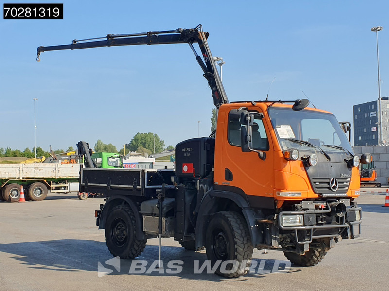 Mercedes-Benz U20 4X4 Hiab 022D-3 HIDUO Kran Crane Hydraulic Euro 5 - Platós teherautó, Darus autó: 3 kép. Mercedes-Benz U20 4X4 Hiab 022D-3 HIDUO Kran Crane Hydraulic Euro 5 - Platós teherautó, Darus autó: 3 kép.