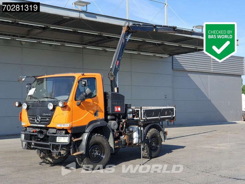Mercedes-Benz U20 4X4 Hiab 022D-3 HIDUO Kran Crane Hydraulic Euro 5 - Platós teherautó, Darus autó: 1 kép. Mercedes-Benz U20 4X4 Hiab 022D-3 HIDUO Kran Crane Hydraulic Euro 5 - Platós teherautó, Darus autó: 1 kép.