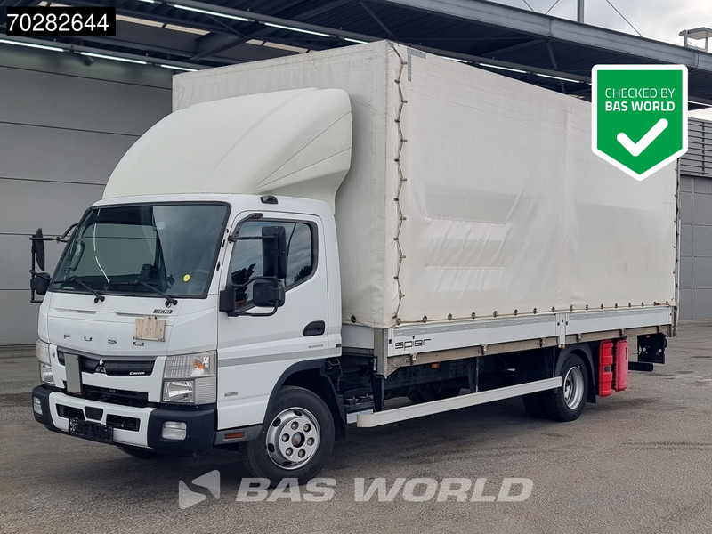 Mitsubishi 7C18 4X2 1000kg Ladebordwand Automatic Euro 6 - Ponyvás teherautó: 1 kép. Mitsubishi 7C18 4X2 1000kg Ladebordwand Automatic Euro 6 - Ponyvás teherautó: 1 kép.