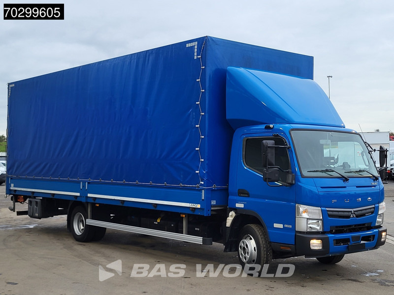Mitsubishi Canter 7C18 4X2 Curtainsider Automatic 1000kg Ladebordwand Euro 6 - Ponyvás teherautó: 3 kép. Mitsubishi Canter 7C18 4X2 Curtainsider Automatic 1000kg Ladebordwand Euro 6 - Ponyvás teherautó: 3 kép.
