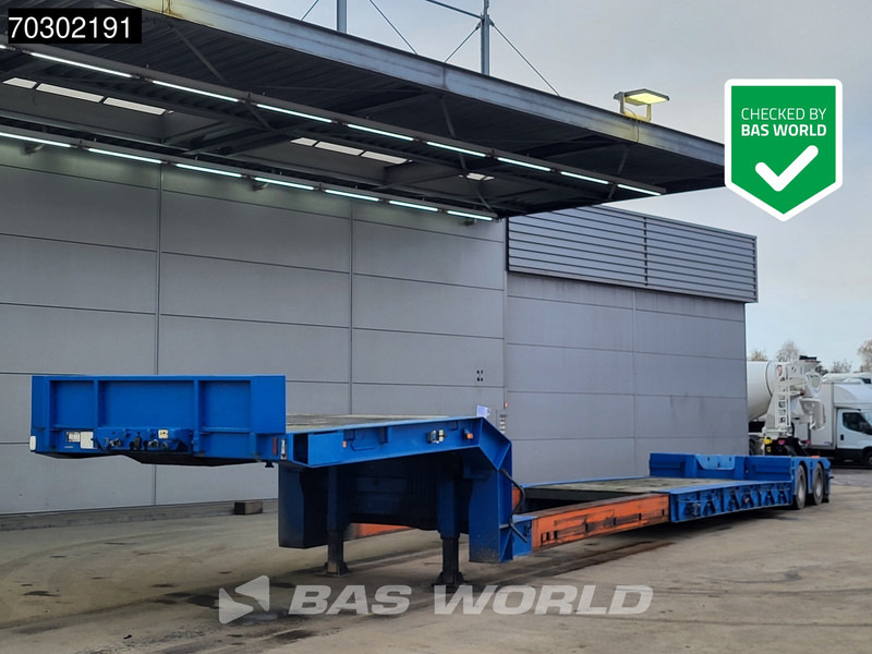 Nooteboom EURO-38-02/L/V 4X0 Extendable425cm 2xSteering - Félpótkocsi mélybölcsős: 1 kép. Nooteboom EURO-38-02/L/V 4X0 Extendable425cm 2xSteering - Félpótkocsi mélybölcsős: 1 kép.