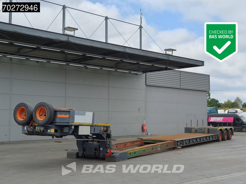 Nooteboom EURO-48-03 3x Lenkachse Extendable Gooseneck - Félpótkocsi mélybölcsős: 1 kép. Nooteboom EURO-48-03 3x Lenkachse Extendable Gooseneck - Félpótkocsi mélybölcsős: 1 kép.