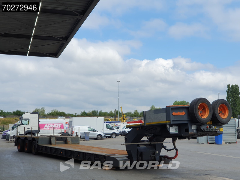 Nooteboom EURO-48-03 3x Lenkachse Extendable Gooseneck - Félpótkocsi mélybölcsős: 5 kép. Nooteboom EURO-48-03 3x Lenkachse Extendable Gooseneck - Félpótkocsi mélybölcsős: 5 kép.