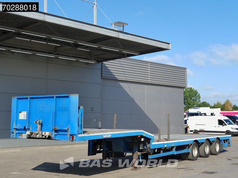 Nooteboom MC0-48-03V/L TUV 01/26 Ausziehbar 3xLenkachse - Félpótkocsi mélybölcsős: 1 kép. Nooteboom MC0-48-03V/L TUV 01/26 Ausziehbar 3xLenkachse - Félpótkocsi mélybölcsős: 1 kép.