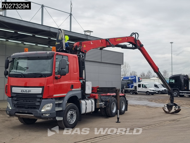 DAF CF 510 6X4 Big-Axle Palfinger Epsilon - Nyergesvontató: 5 kép. DAF CF 510 6X4 Big-Axle Palfinger Epsilon - Nyergesvontató: 5 kép.