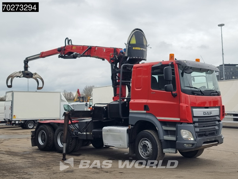 DAF CF 510 6X4 Big-Axle Palfinger Epsilon - Nyergesvontató: 3 kép. DAF CF 510 6X4 Big-Axle Palfinger Epsilon - Nyergesvontató: 3 kép.