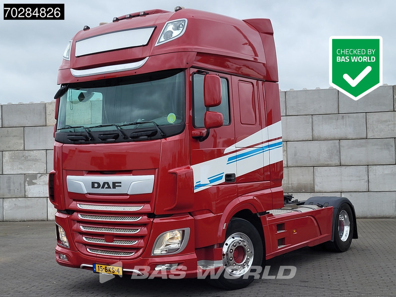 DAF XF 480 4X2 NL-Truck 2xTanks ACC Standklima Euro 6 - Nyergesvontató: 1 kép. DAF XF 480 4X2 NL-Truck 2xTanks ACC Standklima Euro 6 - Nyergesvontató: 1 kép.