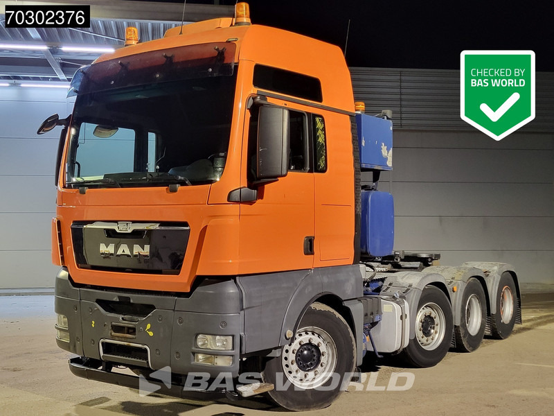 MAN TGX 41.540 8X4 180T! Retarder Manual Big-Axle Lift+Lenkachse Hydraulik Standklima Euro5 - Nyergesvontató: 1 kép. MAN TGX 41.540 8X4 180T! Retarder Manual Big-Axle Lift+Lenkachse Hydraulik Standklima Euro5 - Nyergesvontató: 1 kép.