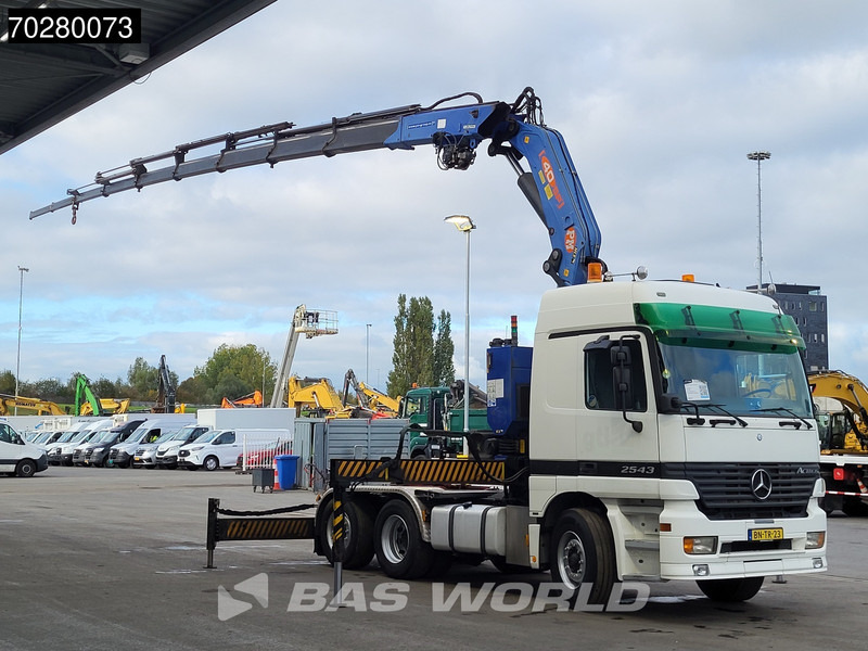 Mercedes-Benz Actros 2543 Actros 6X2 NL-Truck Liftachse 3-Pedals Kran 9x Extensions PM 40 SP 2010 + Winch Euro 3 - Nyergesvontató: 3 kép. Mercedes-Benz Actros 2543 Actros 6X2 NL-Truck Liftachse 3-Pedals Kran 9x Extensions PM 40 SP 2010 + Winch Euro 3 - Nyergesvontató: 3 kép.