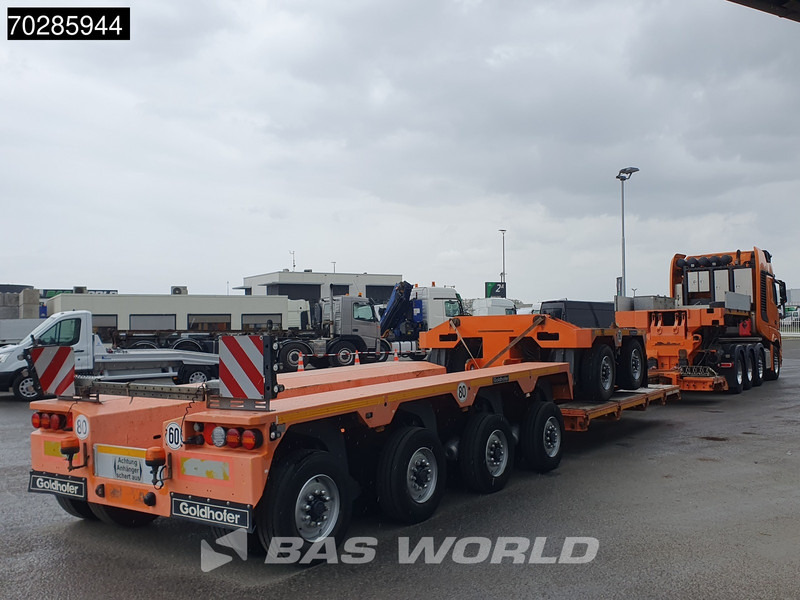 Mercedes-Benz Actros 4163 8X4 180T GigaSpace Retarder Hydrauliek BigAxle Alcoa´s // Lowbed Trailer / 6 Axles / Hydraulic Pendle Axles / Extend - Nyergesvontató: 5 kép. Mercedes-Benz Actros 4163 8X4 180T GigaSpace Retarder Hydrauliek BigAxle Alcoa´s // Lowbed Trailer / 6 Axles / Hydraulic Pendle Axles / Extend - Nyergesvontató: 5 kép.