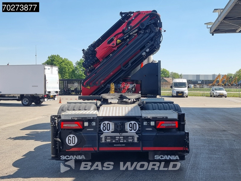 Nyergesvontató Scania G500 8X2 Retarder Liftachse Palfinger Kran PK 58.002 TEC F + JIB: 14 kép.