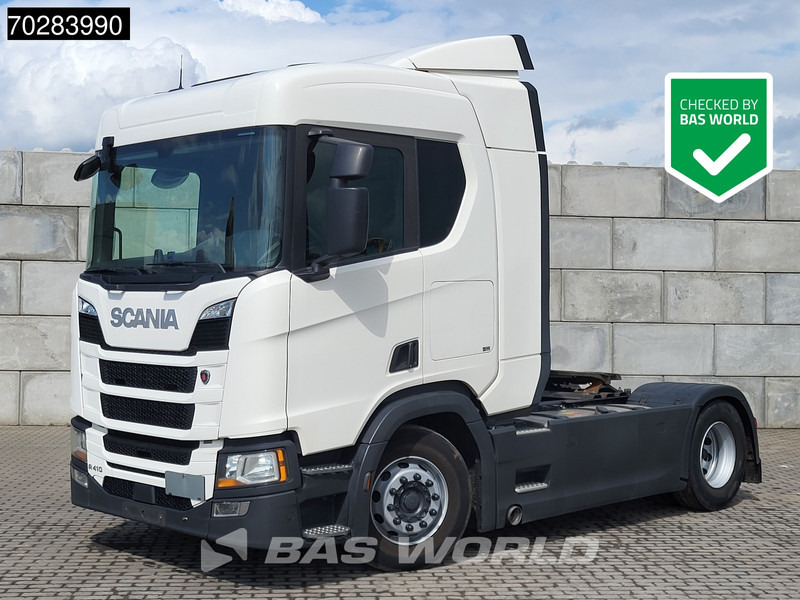 Scania R410 4X2 Retarder Standklima ACC Euro 6 - Nyergesvontató: 1 kép. Scania R410 4X2 Retarder Standklima ACC Euro 6 - Nyergesvontató: 1 kép.