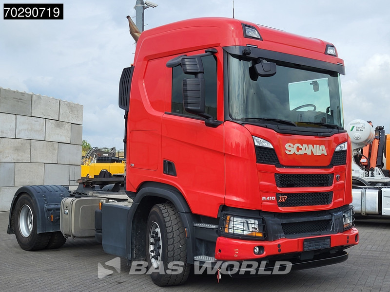 Scania R410 4X2 XT! Retarder Full-Air Hydraulik ACC Navi Euro 6 - Nyergesvontató: 3 kép. Scania R410 4X2 XT! Retarder Full-Air Hydraulik ACC Navi Euro 6 - Nyergesvontató: 3 kép.