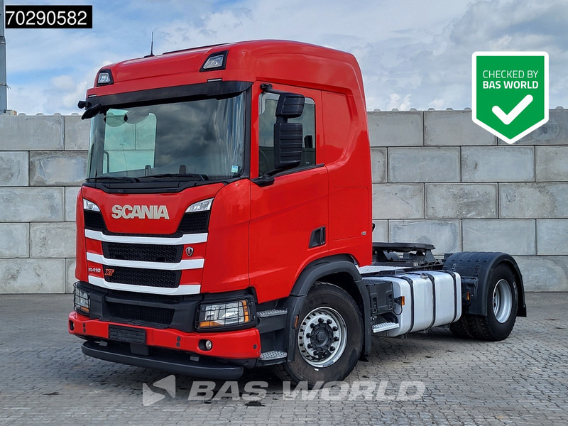 Scania R410 4X2 XT! Retarder Full-Air Hydraulik ACC Navi Euro 6 - Nyergesvontató: 1 kép. Scania R410 4X2 XT! Retarder Full-Air Hydraulik ACC Navi Euro 6 - Nyergesvontató: 1 kép.