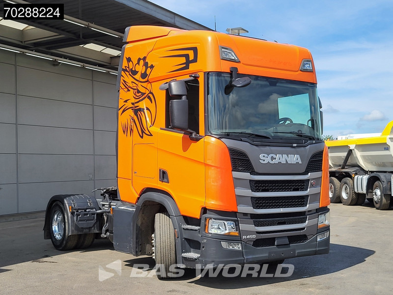 Scania R450 4X2 Retarder ACC Standklima Navi Alcoa Euro 6 - Nyergesvontató: 3 kép. Scania R450 4X2 Retarder ACC Standklima Navi Alcoa Euro 6 - Nyergesvontató: 3 kép.