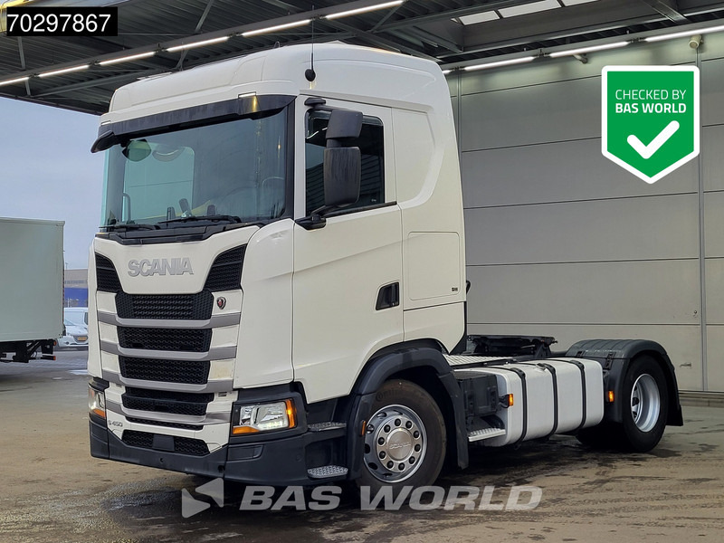 Scania S450 4X2 Retarder 2xTanks Navi Euro 6 - Nyergesvontató: 1 kép. Scania S450 4X2 Retarder 2xTanks Navi Euro 6 - Nyergesvontató: 1 kép.