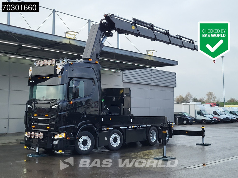 Scania S660 8X2 HMF 9520OK-RCS Crane Kran Fifth wheel Full Air Lift+steering axle - Nyergesvontató: 1 kép. Scania S660 8X2 HMF 9520OK-RCS Crane Kran Fifth wheel Full Air Lift+steering axle - Nyergesvontató: 1 kép.