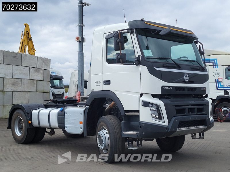 Nyergesvontató Volvo FMX 420 4X4 4x4 Allrad Big-Axle Drumbrakes Hydraulik: 13 kép.