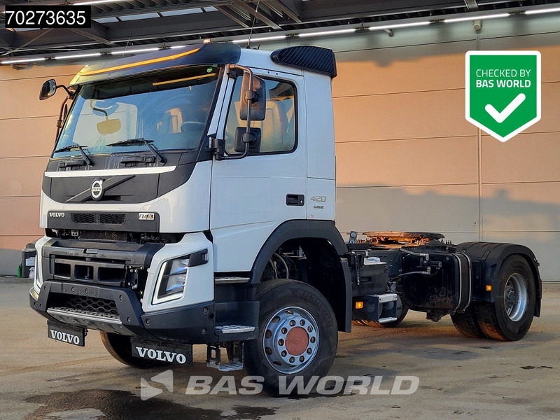 Volvo FMX 420 4X4 VEB+ Euro 6 - Nyergesvontató: 1 kép. Volvo FMX 420 4X4 VEB+ Euro 6 - Nyergesvontató: 1 kép.
