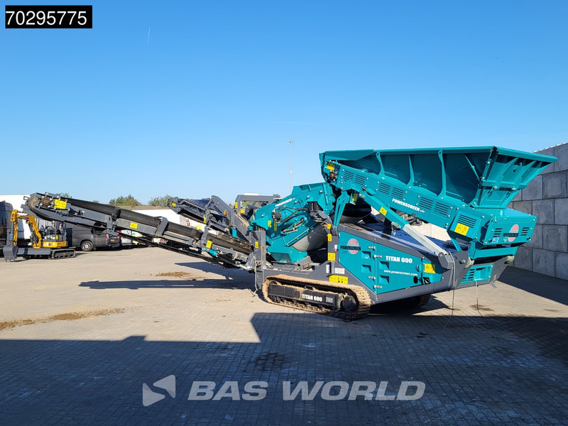 Powerscreen TITAN 600 - Osztályozó berendezés: 3 kép. Powerscreen TITAN 600 - Osztályozó berendezés: 3 kép.