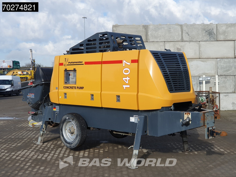 Putzmeister BSA 1407 D5 CONCRETE PUMP - Betonipari gép: 5 kép. Putzmeister BSA 1407 D5 CONCRETE PUMP - Betonipari gép: 5 kép.